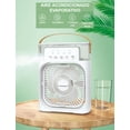thumbnail image 3 of Enfriador de aire Zinker 600ml ventilador Evaporativo Portatil LED con 6 aspersores, 3 of 8
