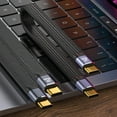thumbnail image 4 of SIEYIO Short USB-C to USB C Cable [13cm 22cm ]10/20Gbps for 3 E-Marker Chip, 4 of 16
