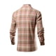 thumbnail image 3 of Blusa y camisa de manga larga con cuello vuelto para hombre, blusa informal a cuadros con botones y cuello vuelto, blusa de manga larga para hombre, 3 of 4