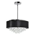 thumbnail image 1 of CWI Lighting Dash Lustre à Abat-Jour Tambour 4 Lumières Finition Chrome, 1 of 3