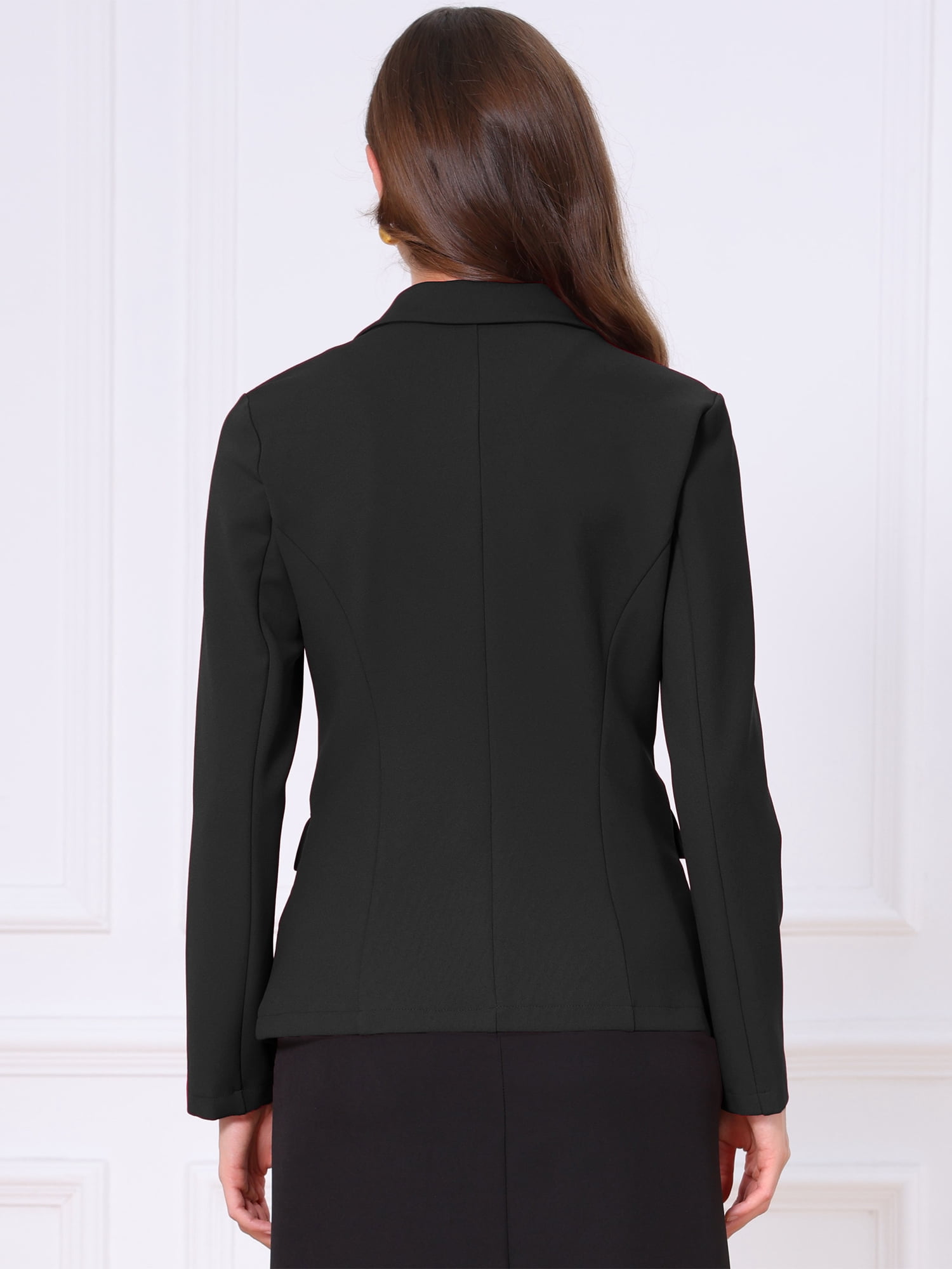 DARING DIVA Women's Stylish Business Professional Blazers S Black