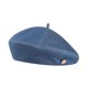 thumbnail image 2 of Boina para mujer, sombrero de pintor de moda para otoño, Azul medio, 2 of 9