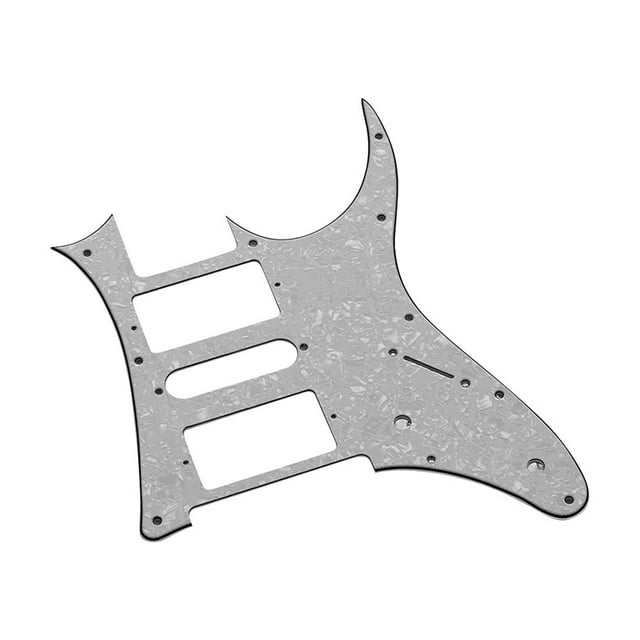 HSH Electric Guitar Pickguard PVC Pick Guard Scratch for Ibanez g250 Guitar Replacement White Pearl 3 Ply