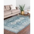 thumbnail image 3 of Rugs.com Newport Collection Rug – 7' 10 x 10' 2 Navy Blue Medium Rug Perfect For Living Rooms, Large Dining Rooms, Open Floorplans, 3 of 9