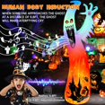 12FT Halloween Inflatable Outdoor Decoration with Spooky Sound and