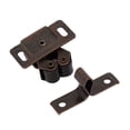 thumbnail image 3 of Unique Bargains Cupboard Closet Furniture Door Double Ball Roller Catch Latch Brown 4Pcs Metal, 3 of 4