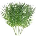 thumbnail image 1 of 8 piezas de hojas de palma de Areca artificiales, tallos de hojas de palma de imitación, plantas de hojas de Monstera de imitación para fiesta de boda de Domingo de Ramos Zhivalor WRJM-459, 1 of 7