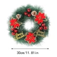 thumbnail image 3 of Decoraciones Navideñas Decoraciones Navideñas Guirnalda Navideña Corona Navideña Coronas Navideñas Para La Puerta Principal Corona Para La Puerta Principal, 3 of 5