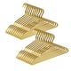 thumbnail image 1 of Percheros Amber Home Premium de aluminio dorado mate, paquete de 20, 1 of 7
