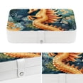 thumbnail image 4 of Hippocampus PU Leather Necklace Holder with Removable Compartment, Portable Decorative Box Jewelry Boxes Necklace Organizer, 4 of 6