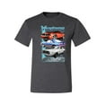 thumbnail image 2 of Wild Bobby, Mustang Ford Classics Cars and Trucks Men Graphic Tee, Heather Black, Large, 2 of 6