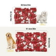 thumbnail image 3 of Iauyy 18x24inch Washable Dog Bed Mats, 4cm Thick Comfort Pet Bed with Non-Slip Bottom for Crates, Indoors & Outdoors - Puppy Essentials,Strawberry Pattern, 3 of 5