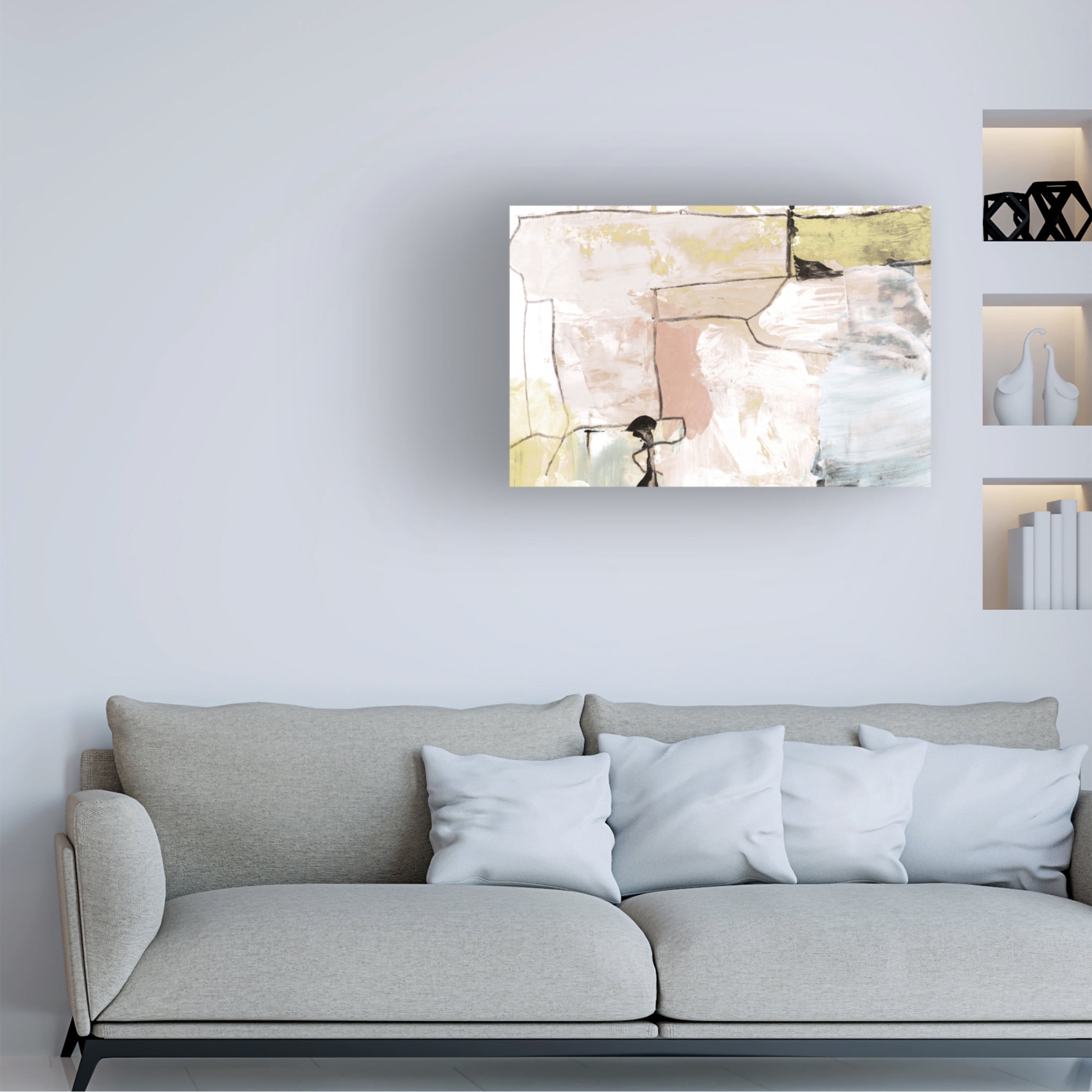 Trademark Fine Art Dan Hobday Abstract Pastels Canvas Wall Art
