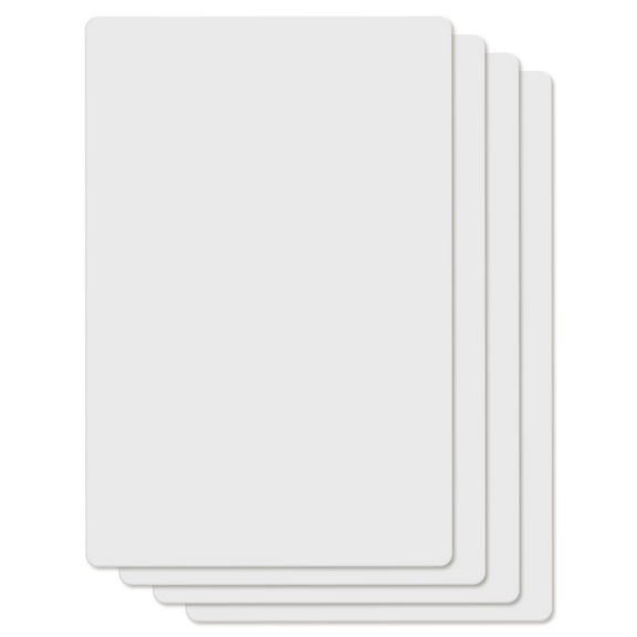 Cut N' Funnel 4 Pack Food Service Grade Flexible Plastic Cutting Board Mat 18" x 12"