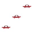 thumbnail image 4 of maskred Pare-chocs avant Résistant aux Chocs et Facile à Installer pour Voiture Robuste Facile Rouge 3Set, 4 of 6