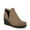 Taupe, variant on SOUL Naturalizer Womens Affirm Water Resistant Wedge Ankle Booties - Medium & Wide Width