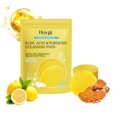 Turmeric Cleansing Pads, Kojic Acid And Turmeric X3J5