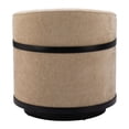 thumbnail image 4 of Hanko Swivel Chair Golden Beige Accent Chair, Modern Style, Armrest support, Plywood, Indoor Living, 4 of 7