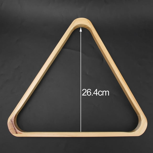 Billiards Ball Rack,Wooden Professional Billiards Triangular Billiards Supplies Snooker Ball Rack High-Intensity Output
