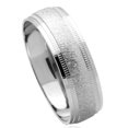 thumbnail image 2 of 14K White Gold 6mm Satin Finished Light Wedding Band (Size 6 to 11.5), 9, 2 of 2