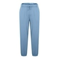 thumbnail image 2 of aidice Men's Cinch Bottom Sweatpants Fall Elastic Waisted Drawstring Athletic Workout Gym Joggers Pant with Pockets, 2 of 5