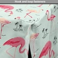 thumbnail image 4 of Flamingo Dog Crate Cover, Tropical Summer Exotic Birds and Palms, Easy to Use Pet Kennel Cover Small Dogs Puppies Kittens, 7 Sizes, Pale Blue Pastel Pink, by Ambesonne, 4 of 6