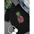 thumbnail image 3 of Flamingo Pineapple T-Shirt Men -Smartprints Designs, Male Medium, 3 of 4
