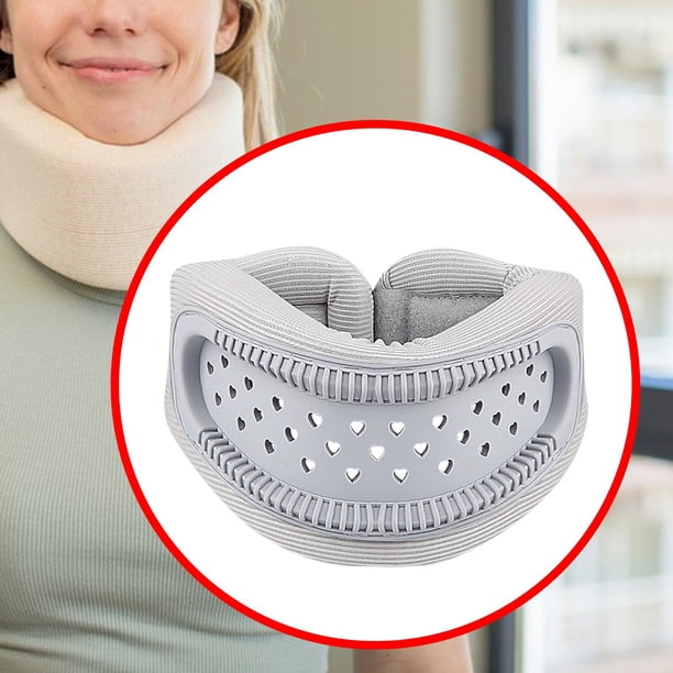 Soporte para el cuello, suave, cómodo, ajustable, compacto, envoltura de 360 grados, soporte para el cuello, soporte para la oficina, mujeres y en forma de corazon