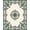 Green, Pattern 4, variant on ODIKA 8x10 Machine Washable Non-Slip Area Rug, Floral Scrollwork Paisley Ornate Symmetrical High Traffic Rug, Ivory, 546900