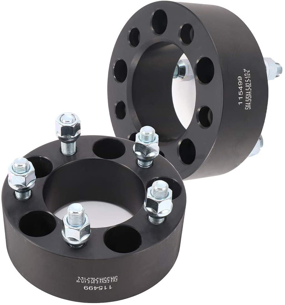 ROADFAR 2 inch Wheel spacers 5x114.3mm 5x4.5 to 5x4.5 1/2-20 5 Lug fit for Ford Mustang Ford Ranger Ford Taurus 