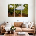 thumbnail image 2 of Elephant Stock Napa Vineyard Sunset Wall Art - Horizontal Multi Panel Canvas - Living Room Wall Decor - Nature Multi Panel - Brown And Orange Decor - 57" x 36", 2 of 8