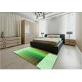 thumbnail image 5 of Ahgly Company Machine Washable Indoor Square Transitional Green Area Rugs, 7' Square, 5 of 7