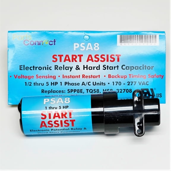 HVAC Air Conditioning Electronic Relay & Hard Start Capacitor for Compressors PSA8