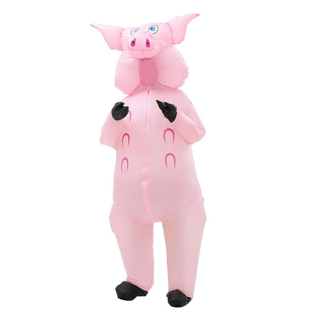 Déguisement de Cochon Gonflable, Vêtement Mignon, Robe Fantaisie pour Défilé, Festival, Fête, pour Adultes