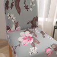 thumbnail image 4 of Funda elástica para silla, funda elástica extraíble, lavable, funda de licra para silla, decoración de restaurante, banquete de boda (6 flores rosas), 4 of 5