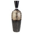 thumbnail image 2 of 20"H Traditional Black And Gold Decorative Vase, 2 of 2