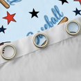 thumbnail image 4 of Erosebridal Baseball Gamer Black Out Curtains for Kids Teens,Boys Sport Theme Stars Print Curtains Pack of 2 (42x63 Each),Breathable Home Decor, 4 of 6