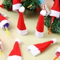 thumbnail image 3 of 20 Pcs Porte-Couverts de Noël, Porte-Couverts Chapeaux de Père Noël, 3 of 5