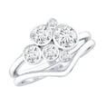 thumbnail image 2 of Kalapi Jewel 2.4 Ct Round Cut Moissanite Solitaire Engagement Ring for Women - 14K White Gold Plated Bezel Setting Wedding Band - Perfect Gift for Proposal, Anniversary & Special Occasions, 2 of 3