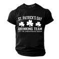 thumbnail image 2 of El Día de San Patricio de los Hombres de Manga Corta Casual Cuello Tripulación Impreso Top, Camiseta de Moda para la Fiesta Y Diario, 2 of 9
