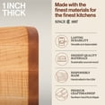 thumbnail image 3 of John Boos Chop-N-Slice Series Rectangular Maple Cutting Board, 16" x 10" x 1", 4.5 lb, 3 of 12