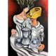 thumbnail image 1 of Pintura de diamante (DB0592) 5D DIY Personas sin rostro Kit de diamantes de imitación cuadrados 20X30cm Hugtrwg Para estrenar, 1 of 1