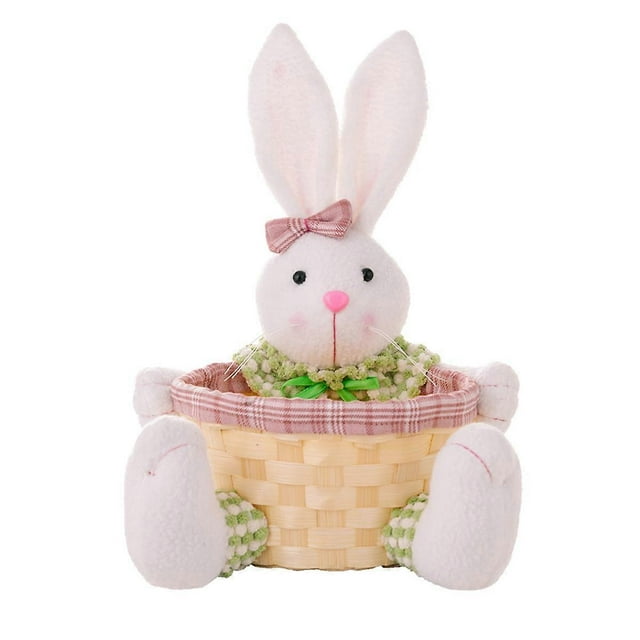 Easter Candy Dish, Bunny Easter Basket, Easter Candy Storage Basket, Gift Box for Table Decor Easter