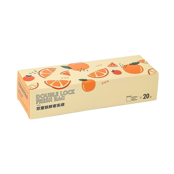 Bolsa Para Conservar Alimentos Frescos Bolsa Hermética Para Uso Doméstico Con Cierre Automático Y Grosor Adicional Bolsa Compacta Para Almacenamiento En Frigorífico Y Subenvasado Refrigerado