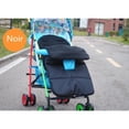 thumbnail image 2 of 1pcs Universal Baby Stroller Footmuff Baby Sleeping Bag Black+Grey, 2 of 2