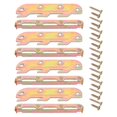 thumbnail image 3 of 1 Set Bed Rail Brackets With Screws - Bed Frame Fasteners Fittings - For Headboard And Footboard Connectors Hardware Accessories, 3 of 3