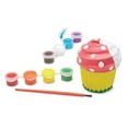 thumbnail image 4 of Melissa & Doug Created by Me! Cupcake Bank Craft Kit With 8 Pots of Paint and Paintbrush, 4 of 10