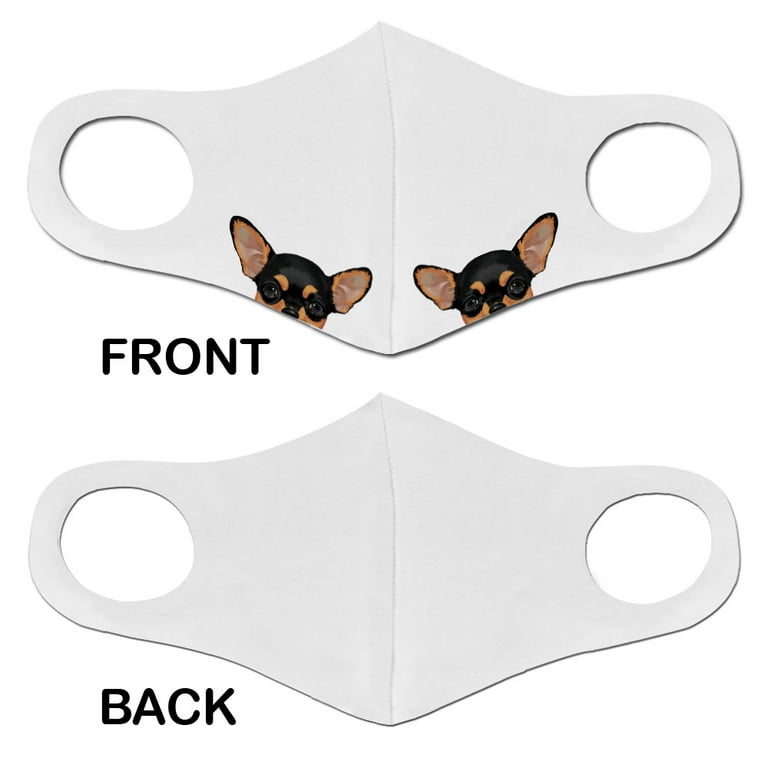 Chihuahua Cloth Face Cover - Tan Chihuahua Cloth Face Cover - Tan