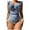 Blue, variant on FcBaudy Womens Swimsuits One Piece Swimsuit Women Plus Size Swimsuit for Women Women's Vintage Printed Swimwear Conservative Swimwear Women's Printed Beach Skirt Bikini Women Nylon Swimsuit