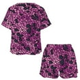 thumbnail image 3 of Leopard Print Pattern 2 Pack Women’s Pajama Set Print Sleepwear And Shorts Y2k Loungewear Sets S-5XL, 3 of 7